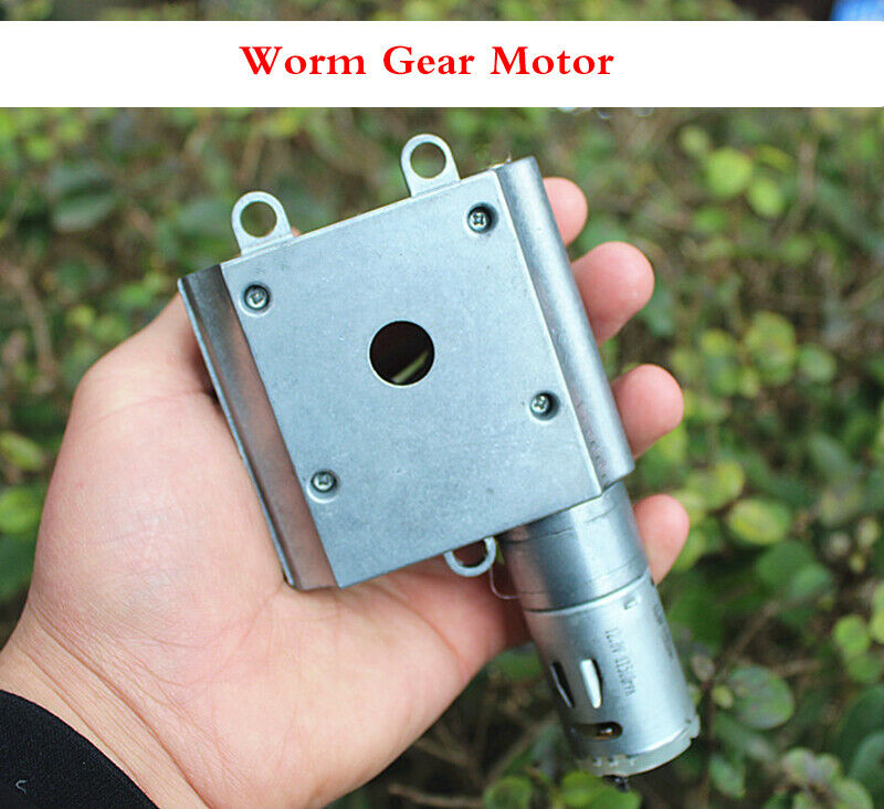 1pcs DC 12V Worm Gear Motor Forward and reverse high speed geared motor