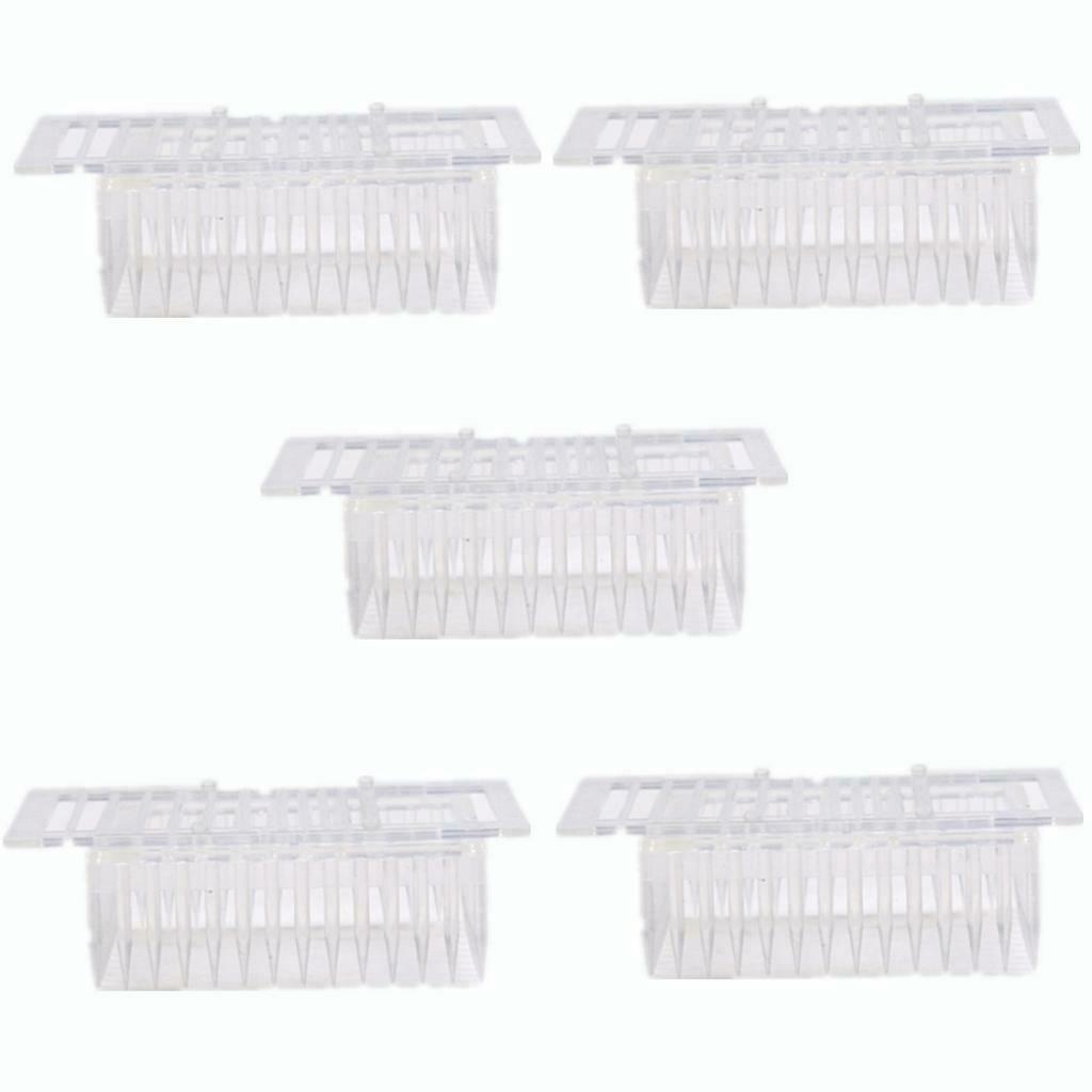 White Beekeeping Queen Bee Rearing Cages Isolating Holder Catcher Needle