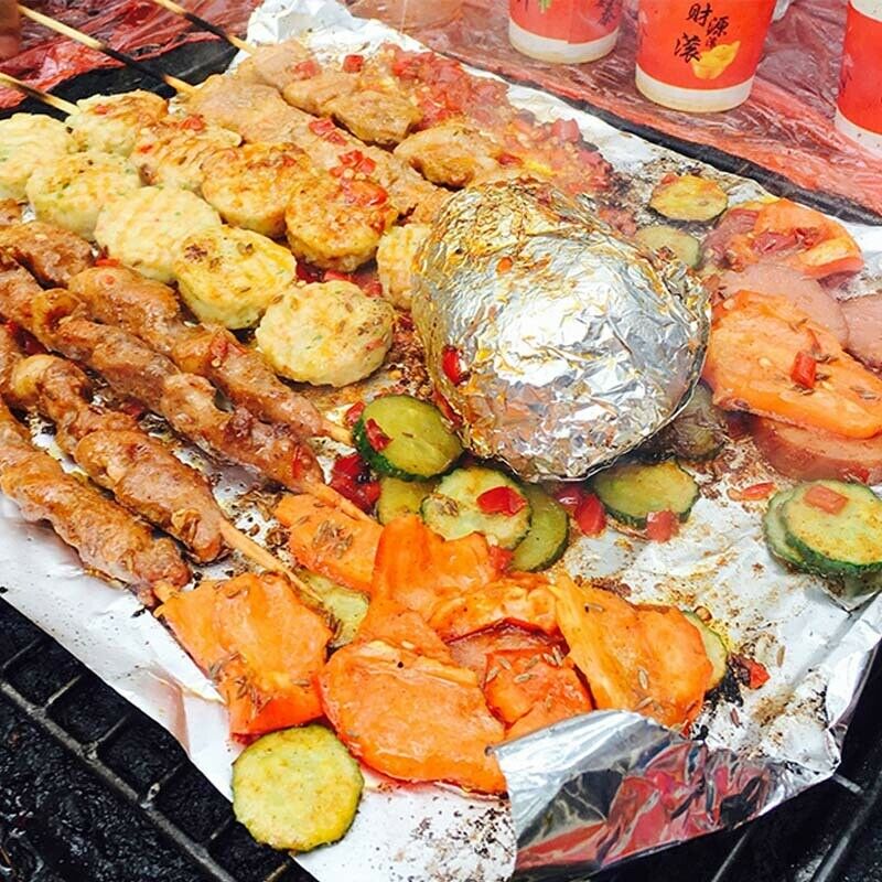 1 Rolls Strong Kitchen Catering Food Cooking Oven Baking Aluminium Foil BBQ
