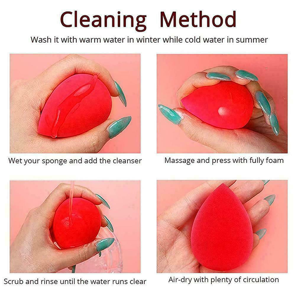 9Pcs Pro Makeup Sponge Egg Set Water Drop Cosmestic Cushion BEAUTY Tool new