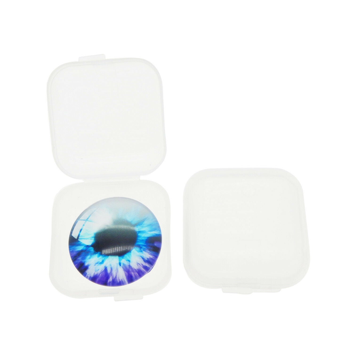 10 pcs Small Transparent Plastic Box Square Craft Beads Storage Case Organizer
