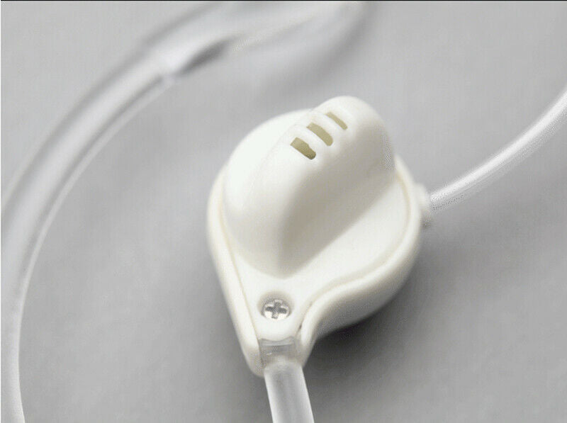 5Pc 2 Pin Earhook Earpiece Headset PTT Mic For Kenwood HYT BaoFeng Radio Whi USA