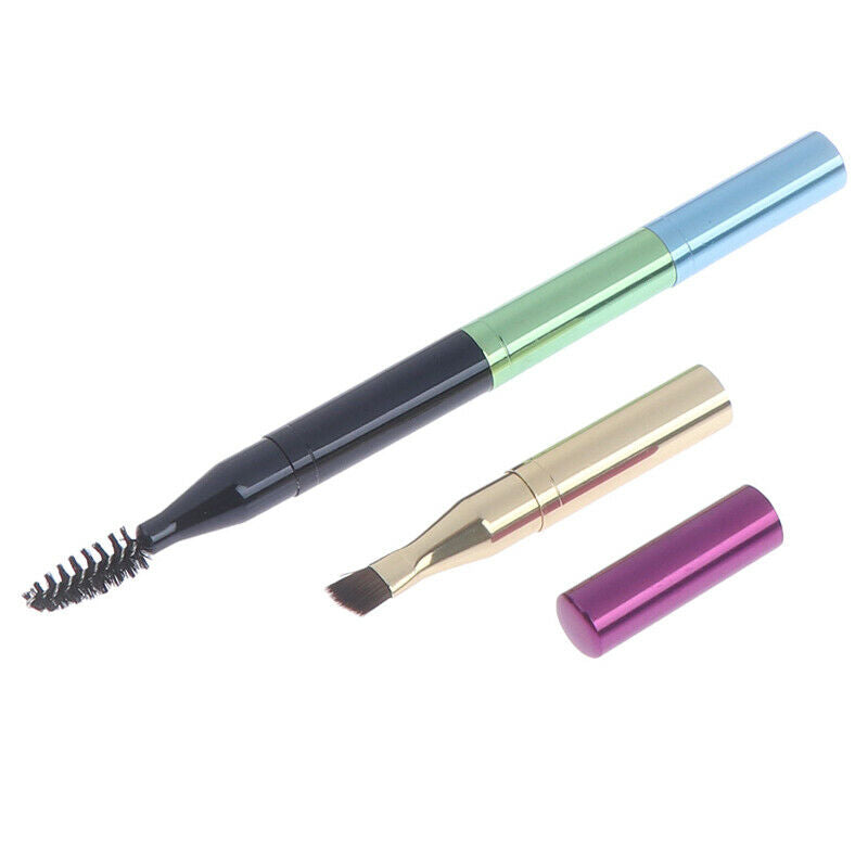 Makeup Brushes 4 Head Makeup Brush Retractable Metal Eye Eyeshadow Brush SetDD