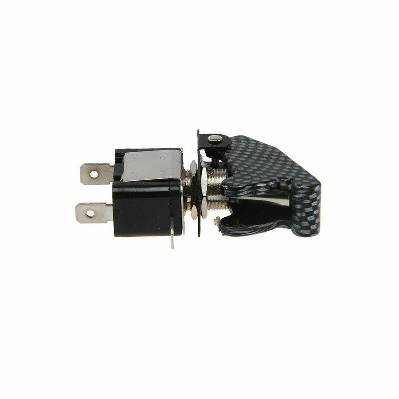 1x Car Racing LED Toggle Ignition Switch Panel Engine Start Push Button DC 12V