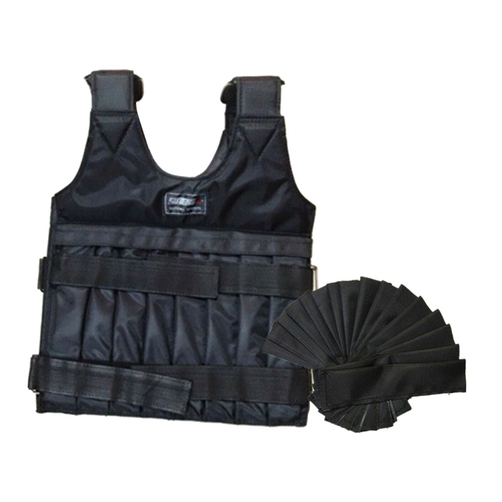 20kg Adjustable Weighted Workout Vest Fitness Workout Empty Vest