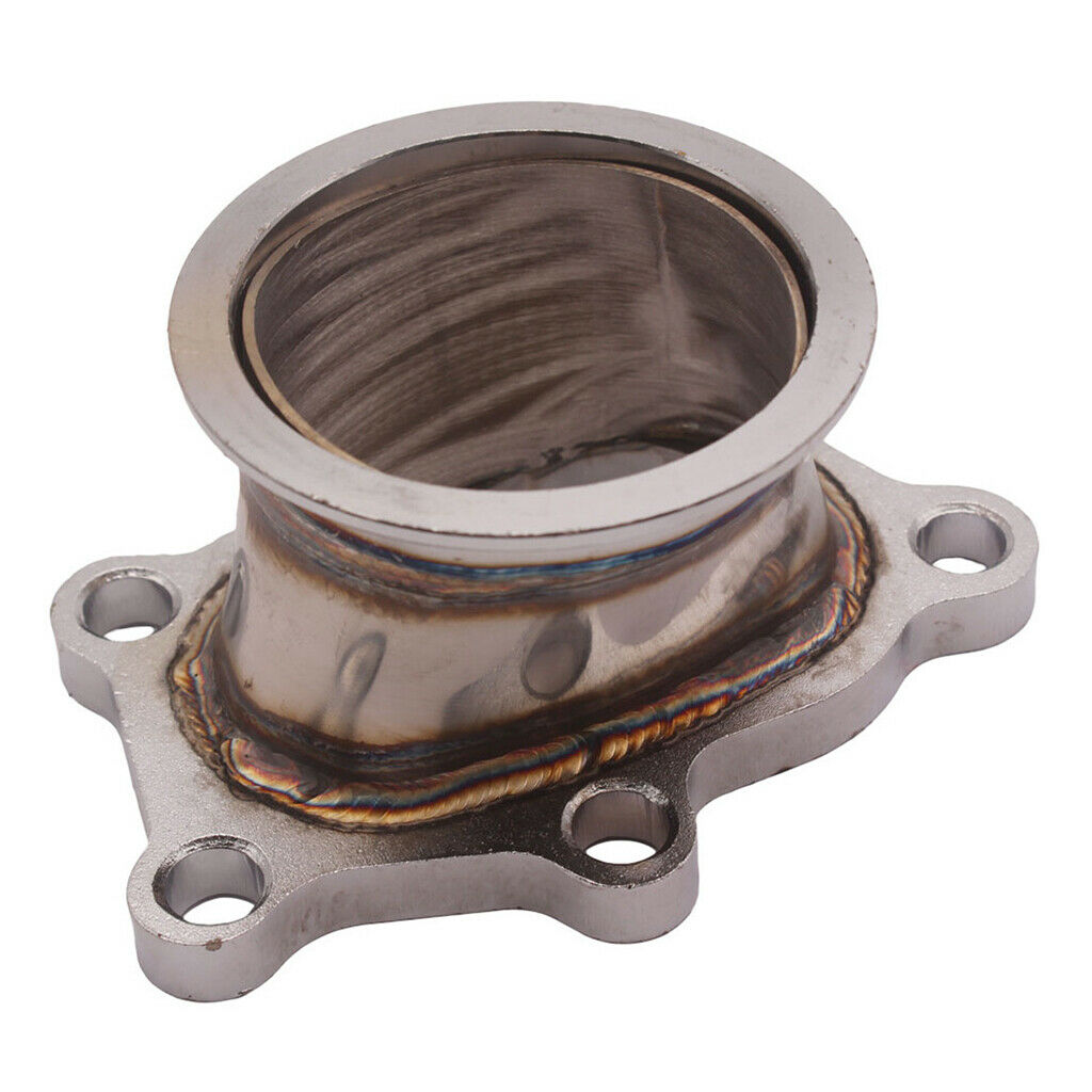 1Set 76mm 3" V-Band Turbo Conversion Flange w/ Clamp Kit For Mazdaspeed 6