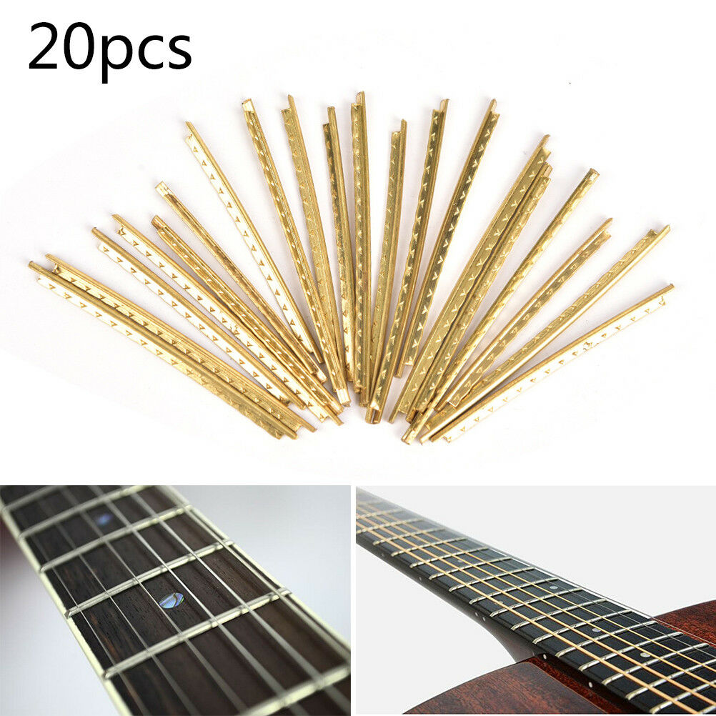 20pcs/set Classical Acoustic Guitar Brass Fret Wire Fingerboard Frets 2.0.l8