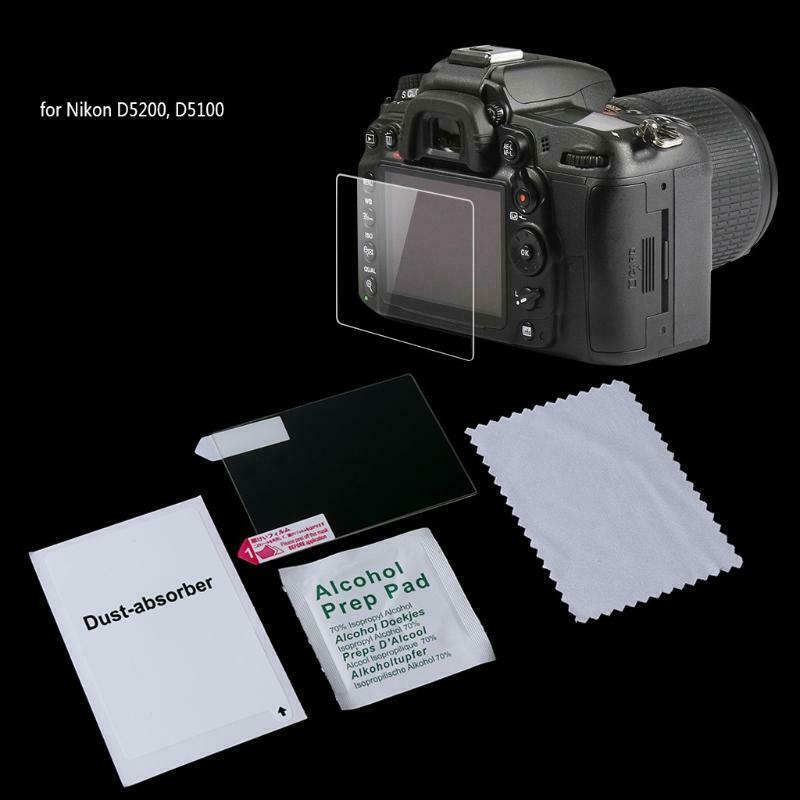 Tempered Glass Camera LCD Screen Protector Guard Cover Film For Nikon D5200 New