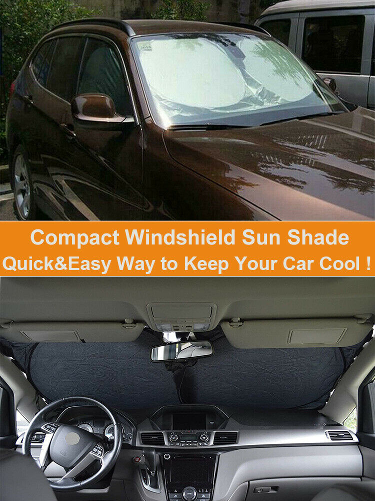 For Mercedes Benz Windshield Sun Shade Front Window Cover UV Heat Block 160x85CM