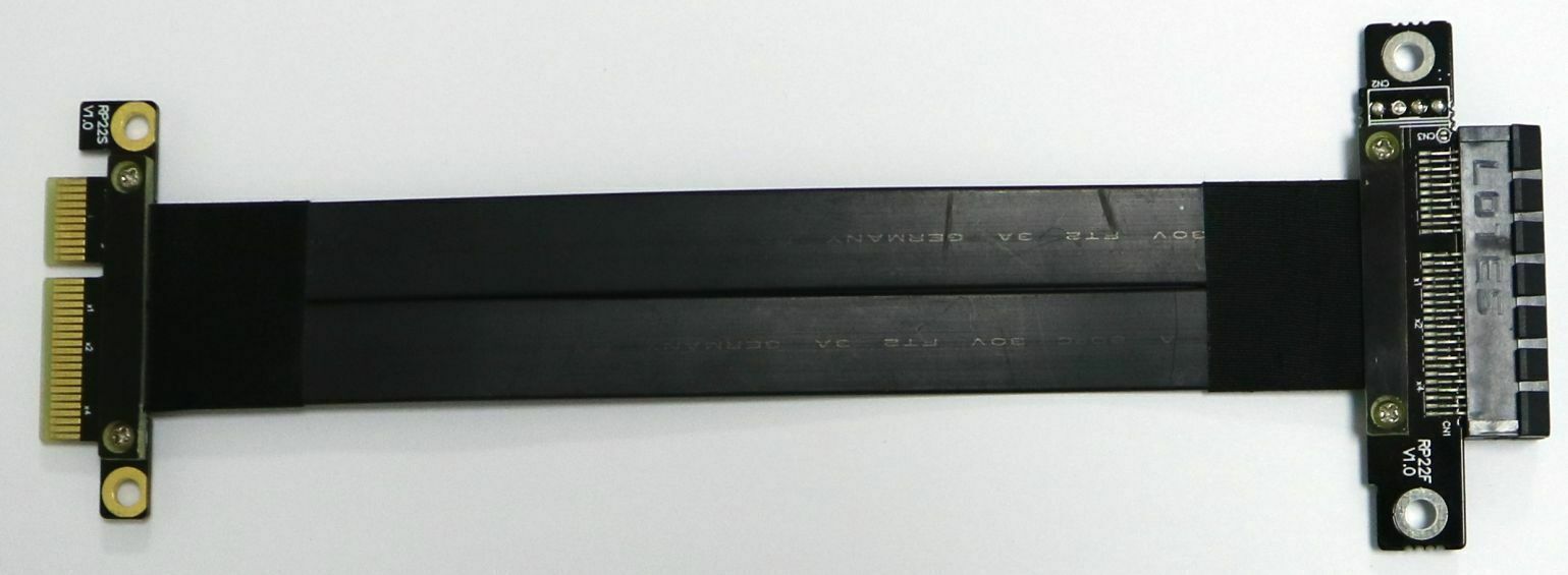 New 20cm PCI-E 4X PCI-E 3.0 x4 PCIE Extender Cable