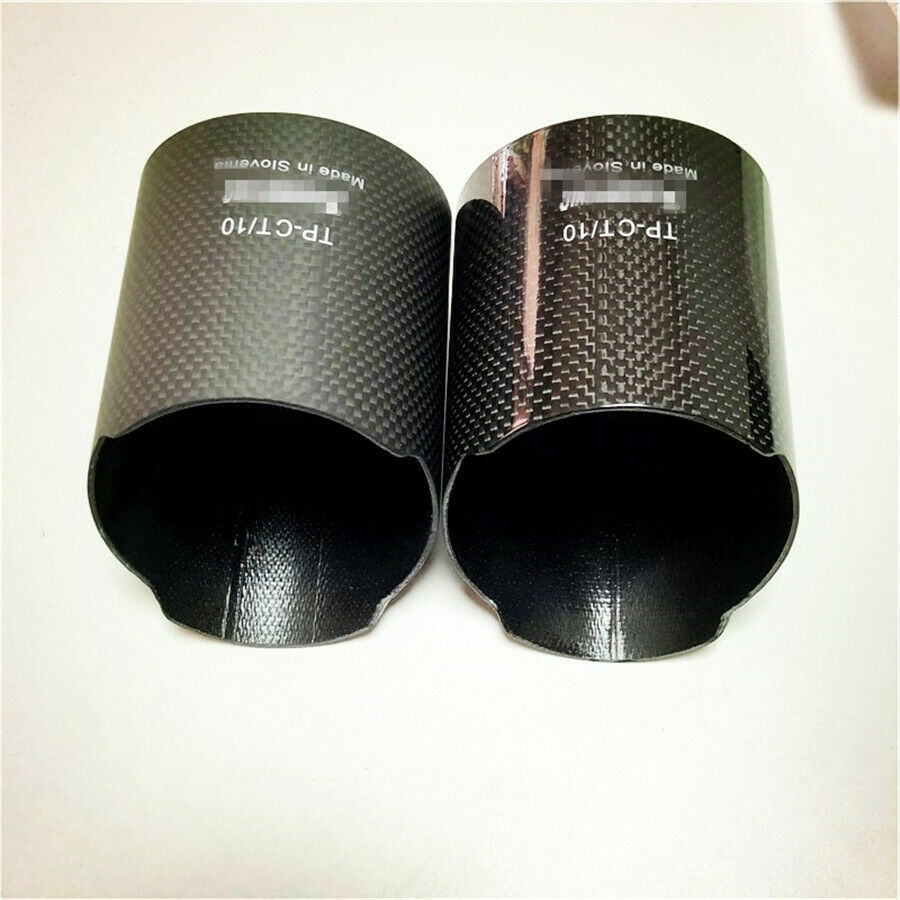 Carbon Fiber Car Exhaust Pipe Muffler Tip 76mm / 3'' Easy installation Universal