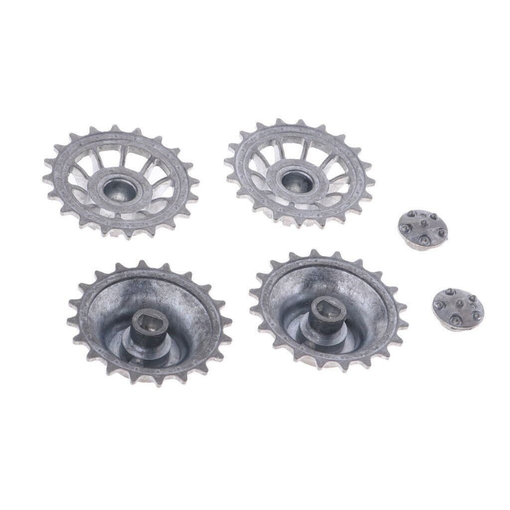 4Pcs RC Driving Wheel for Henglong 3818-1 RC German Tiger/Panther Tank
