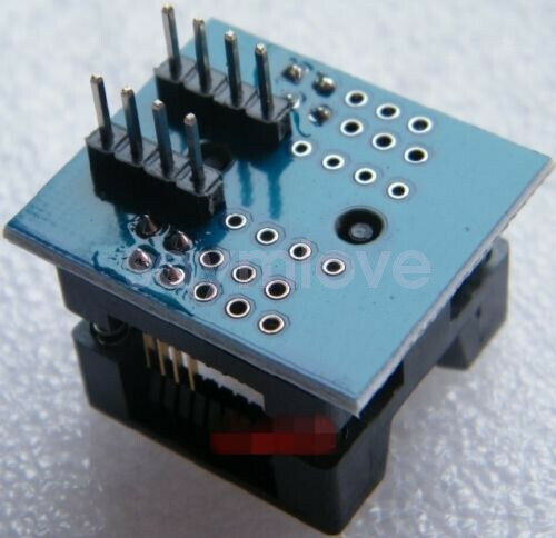 3x New SOIC8 SOP8 to DIP8 EZ Programmer Adapter Socket Converter Module 200mil