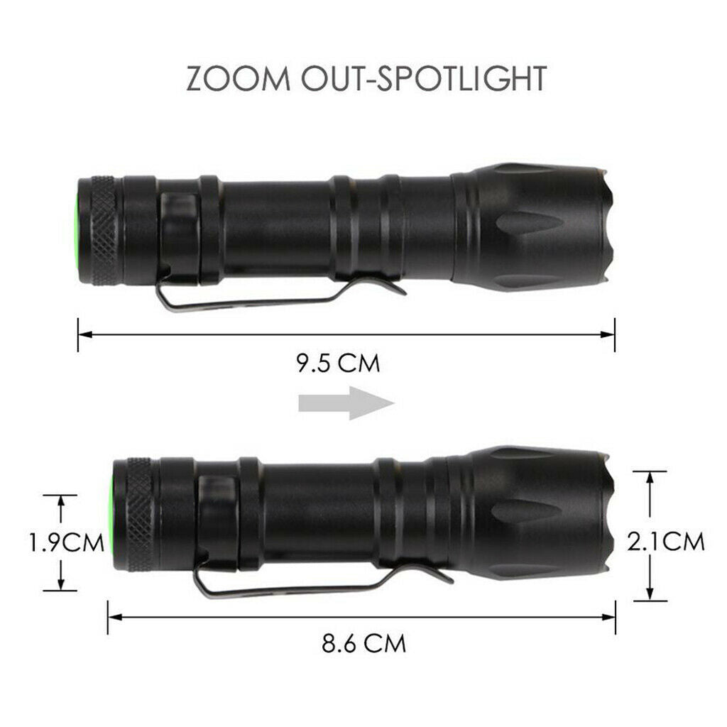 Portable Mini Flashlight for Hurricane Supplies for Camping Travel Hiking