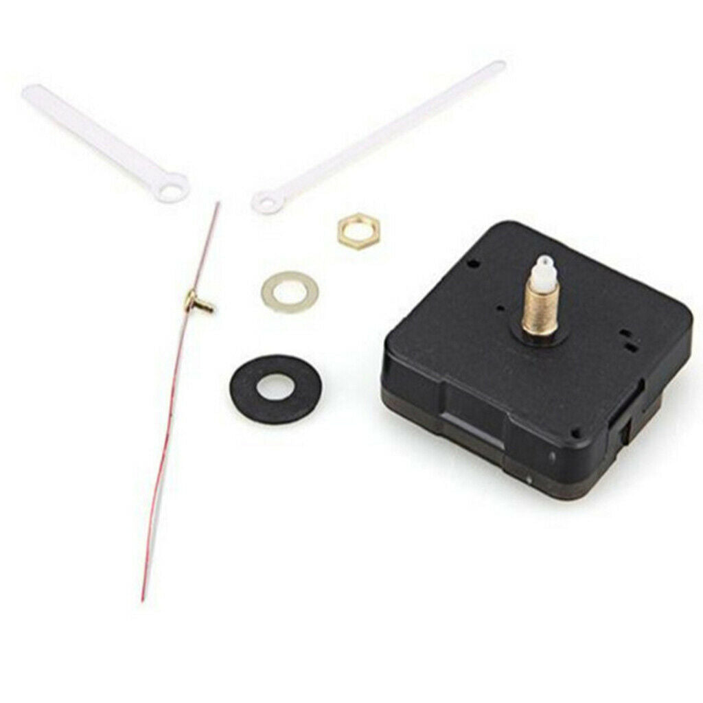 2X Clock Movement Long Hands Mechanism Wall Clock Repair Replacement Parts