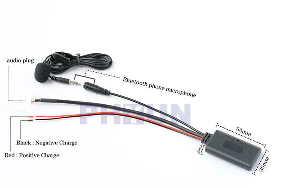 Car Bluetooth Music Cable Module AUX Adapter MIC For OPEL CD30 CDC40 CD70 DVD90