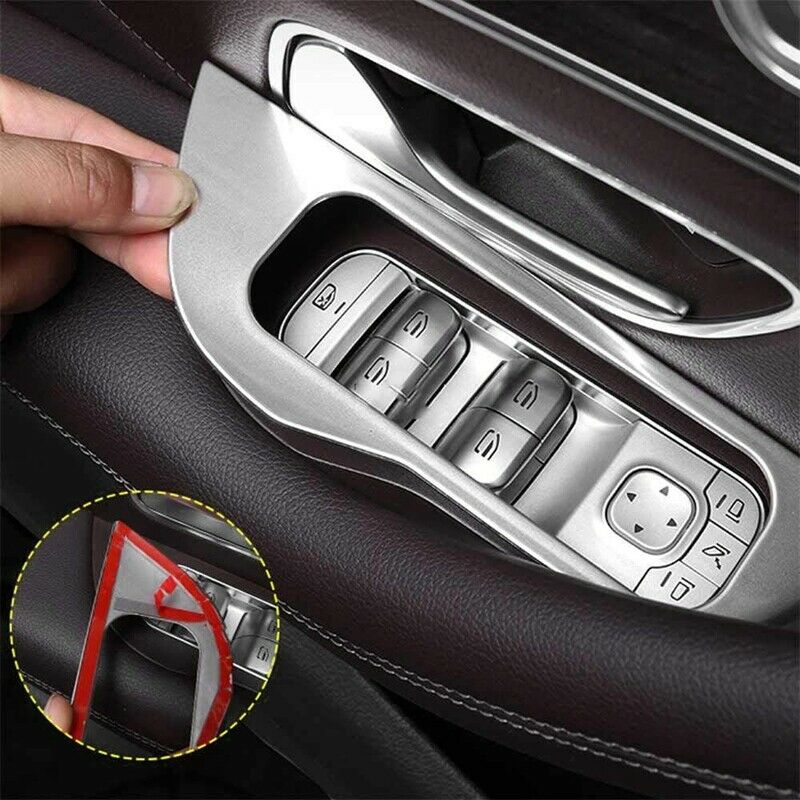 Window Lift Button Trim for Mercedes Gle W167 Gls W167 X167 Carbon Gle 2020 GlO1