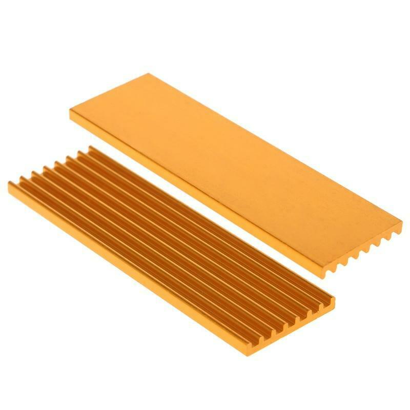 Aluminum Radiator Heatsink For M.2 PCIE Solid State Disk SSD 2280 70x22x3mm