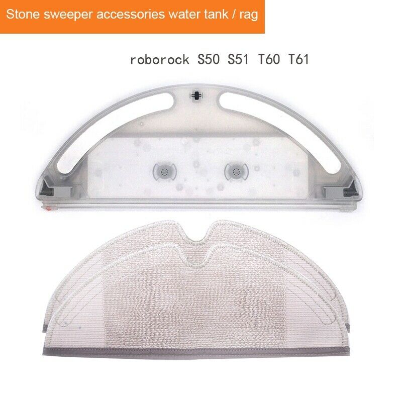 Water Tank + Mop Cloths For  Roborock S50 S51 S55 T60 T61 Vacuum Cleaner PartsA2