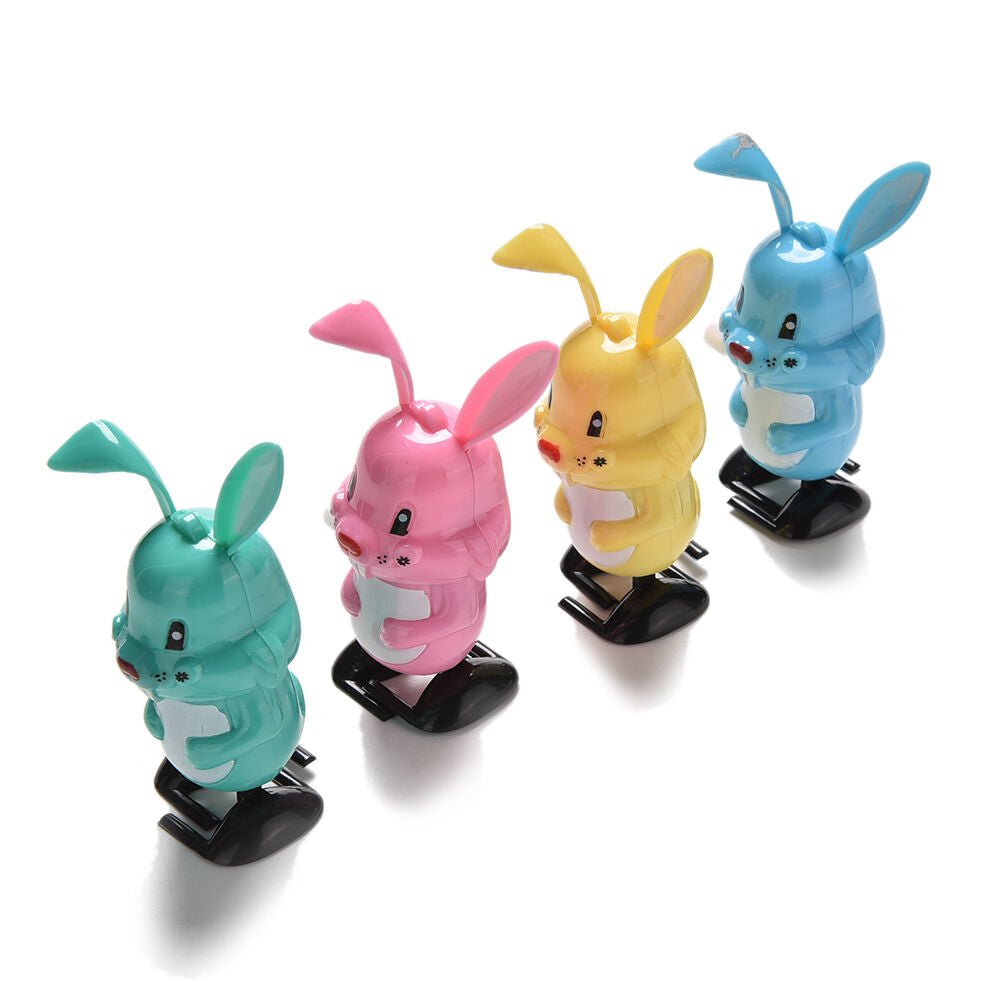 Wind up Rabbit Colorful Funny Somersault Walking Clockwork Kids Chil.l8