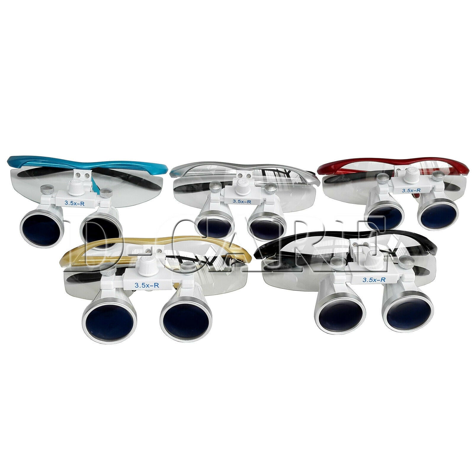 1 PC Dental Loupes 3.5X-R Surgical Binocular Optical Glass Head Light Lamp