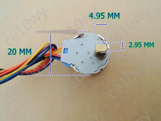 20mm Stepper Motor 4-Phase 5-Wire Gearbox Stepping Motor Micro Controller DIY
