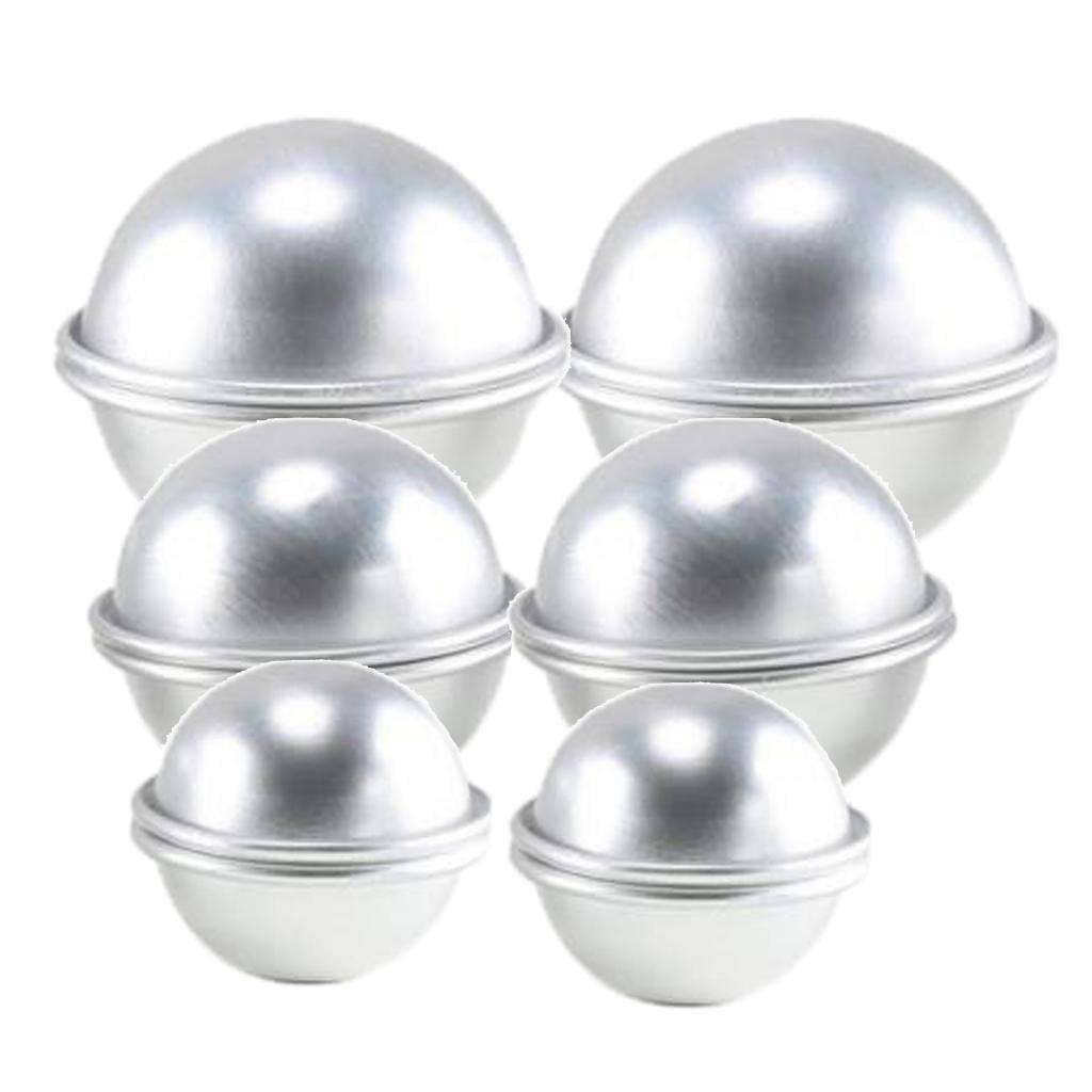 2X 6Pieces DIY Bath Bomb Molds Kid's Bakery Homemade Cupcakes Mold Baking Tools