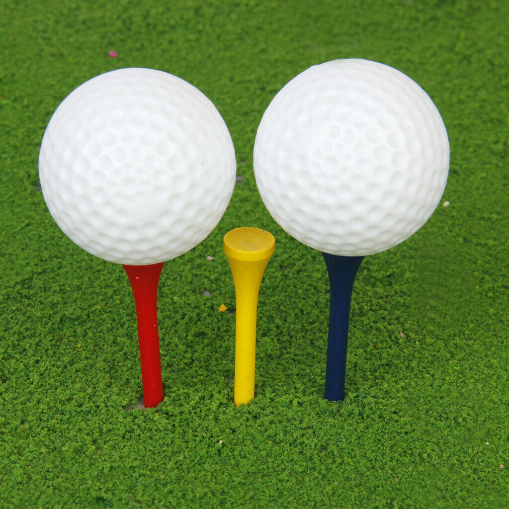 200x Mixed Color Wooden Wood Golf Tees 54mm Golfer Aid Tool Accessories 54mm