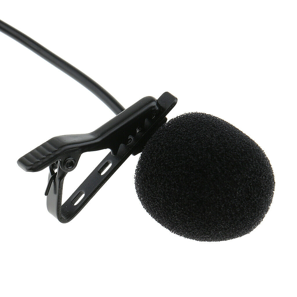 3.5mm Straight Angle Connector   Lavalier Lapel Megaphone Microphone