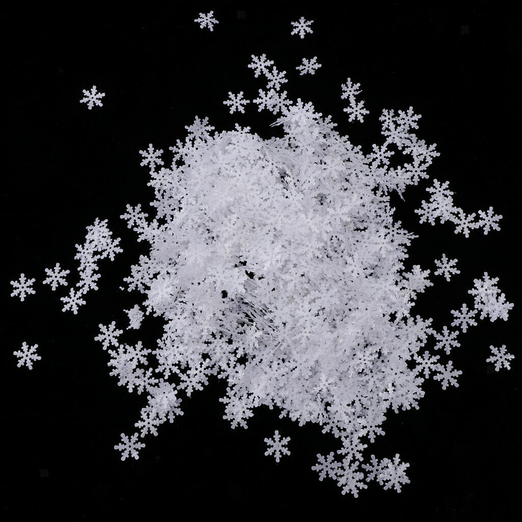 Bag of 1000pcs 15mm Nonwoven Christmas Snowflake Table Confetti Xmas Decor A