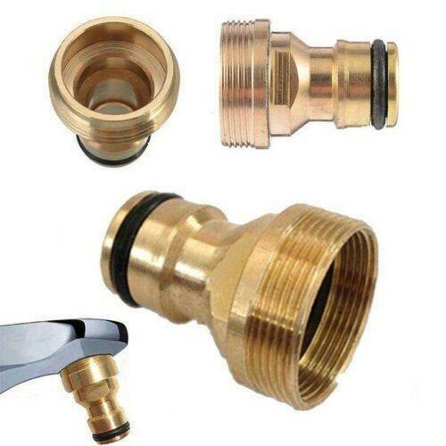 1X Brass Male Quick Connector Adaptor Home Garden Water Hose Pipe Tap Connector