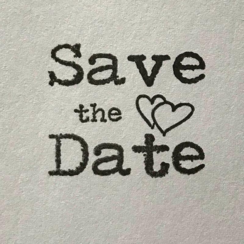 Save the Date Silicone Clear Seal Stamp DIY Scrapbooking Embossing Photo Album
