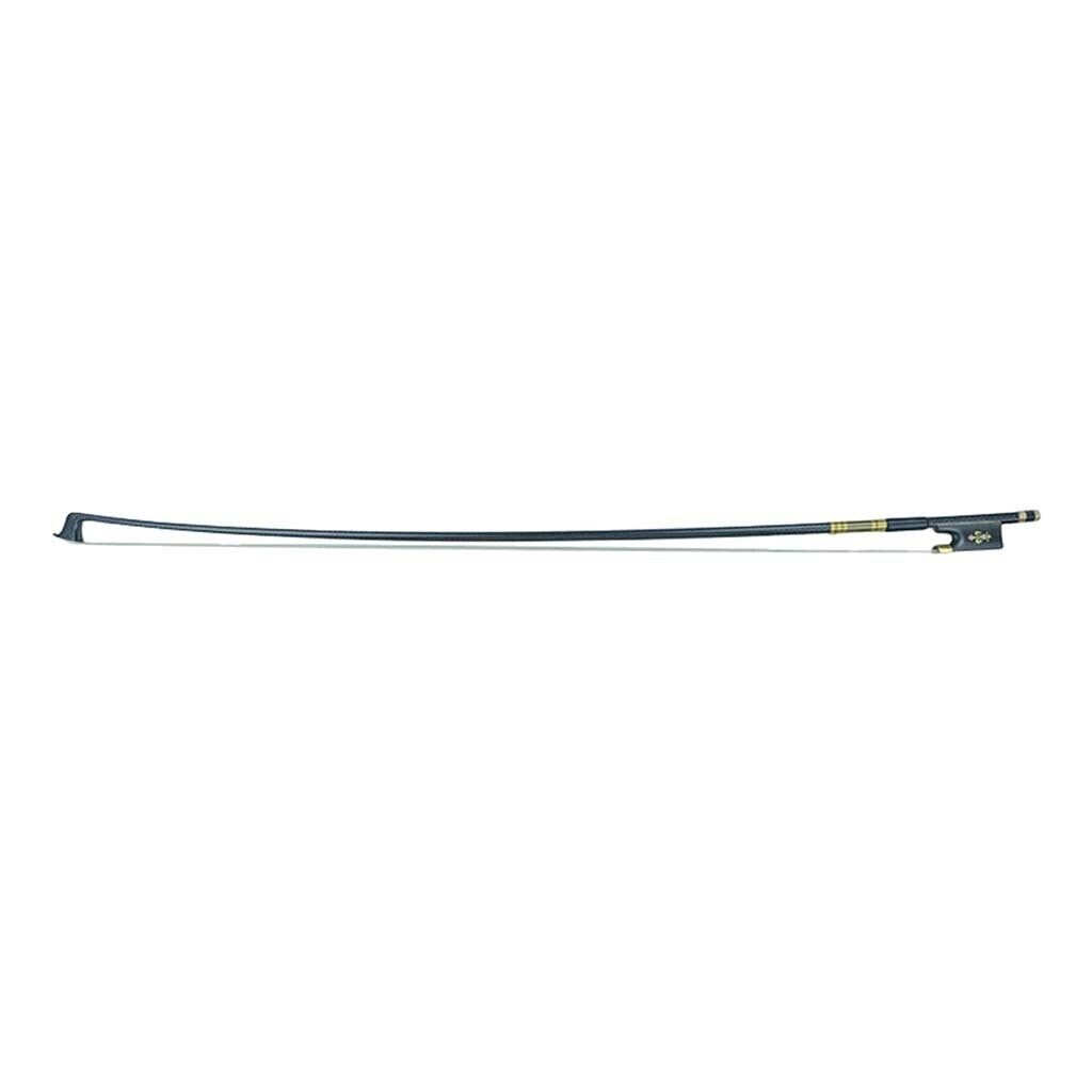 Long Service Life Advanced 4/4 Size Violin Bow Black Natural Horsetail Hair