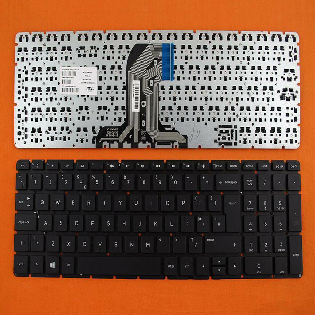 For Notebook 15-AC 15-AF 15Q-AJ Standard English Layout Keyboard Black