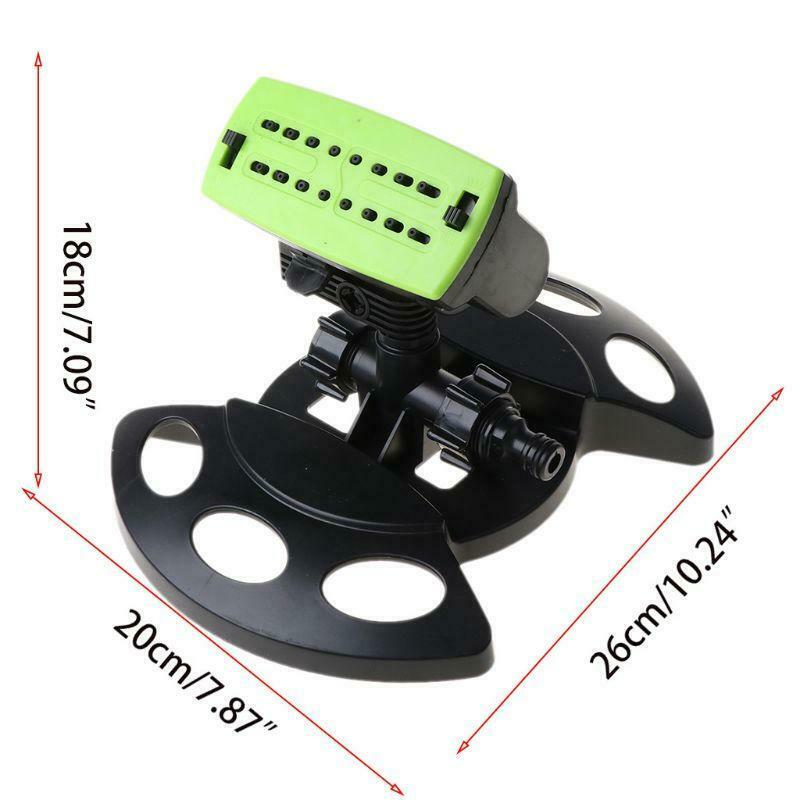 16 Holes Water Spray Automatic Sprinkler Nozzle Oscillating Watering Garden Lawn