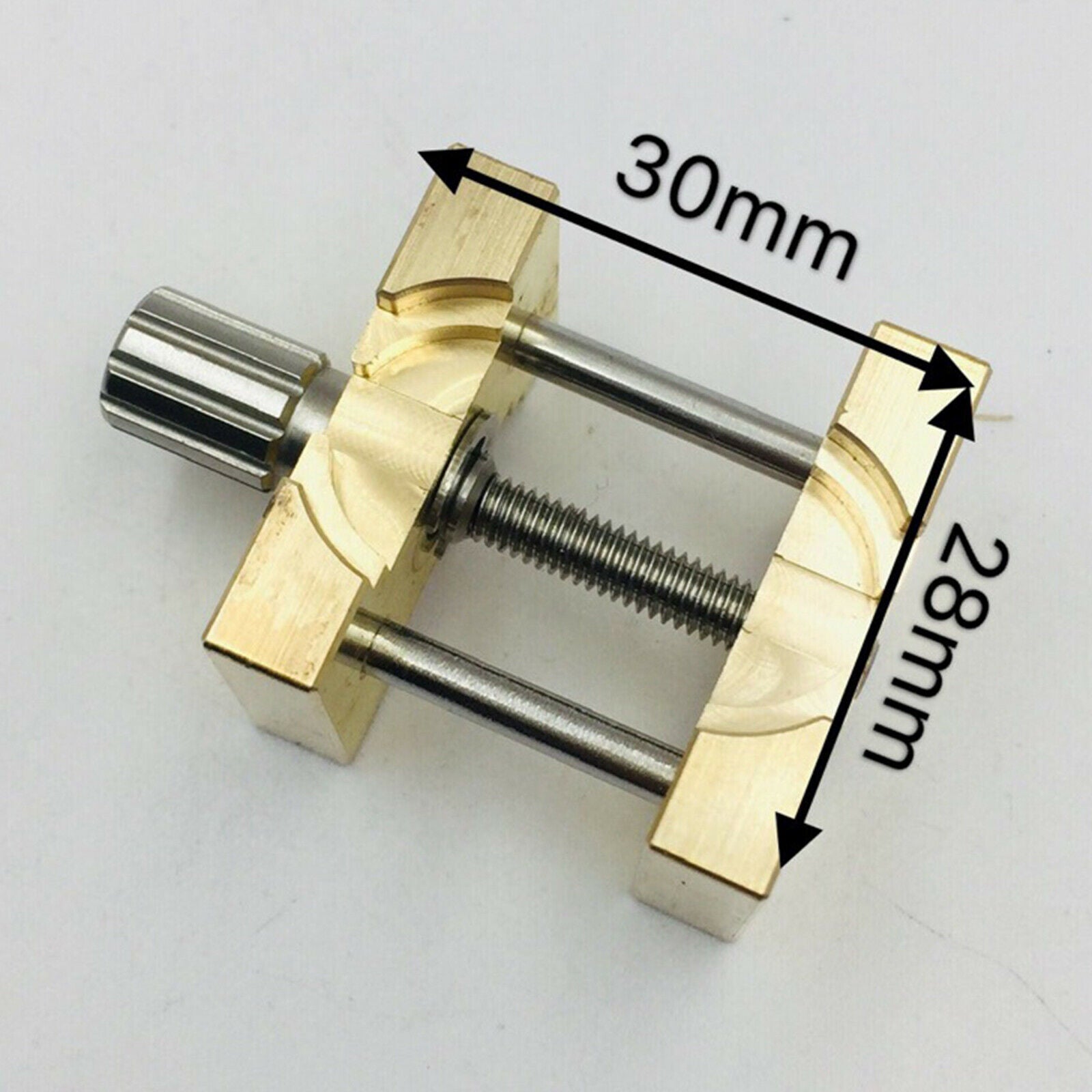Set of 2 Copper Watch Movement Holder Fixed Base Opening Holder Repair