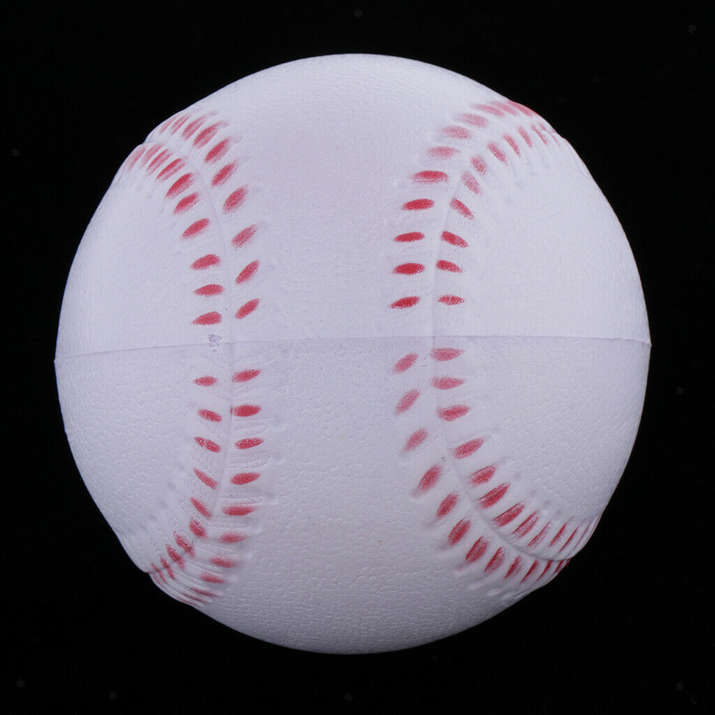 9cm Baseball Ball PU Foam Filled High-Elastic Softball Rounders Training Balls