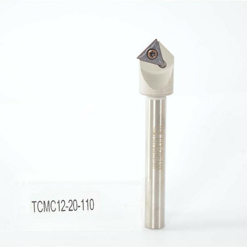 45° TCMT C12-20-110（5mm-20mm）straight shank centering chamfering cutter For TCMT
