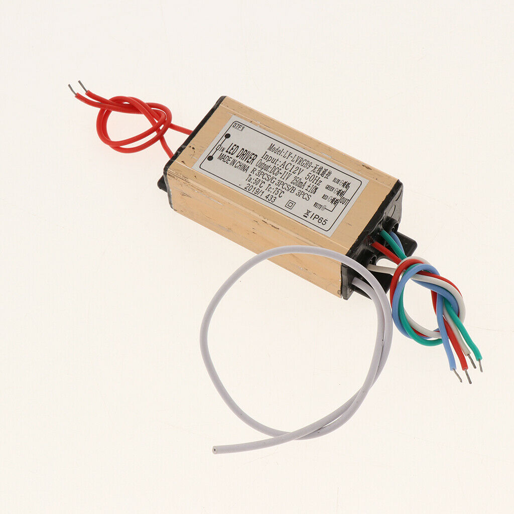 AC12-24V 3-18W Remote Control RGB Underwater Light Driver Power Supply