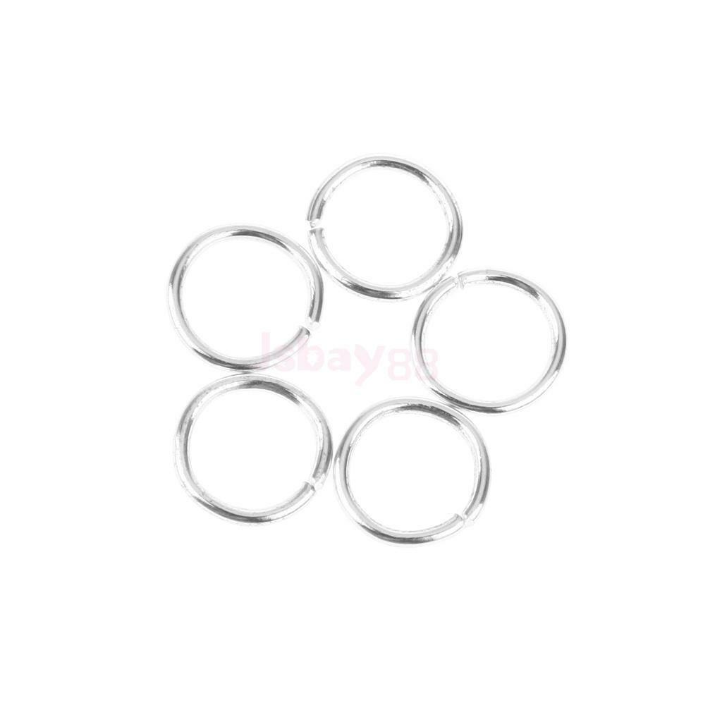 50 Pieces Screw Eye Pin +2000 Pieces 4mm Jump Rings+100 Pieces Earring Hooks