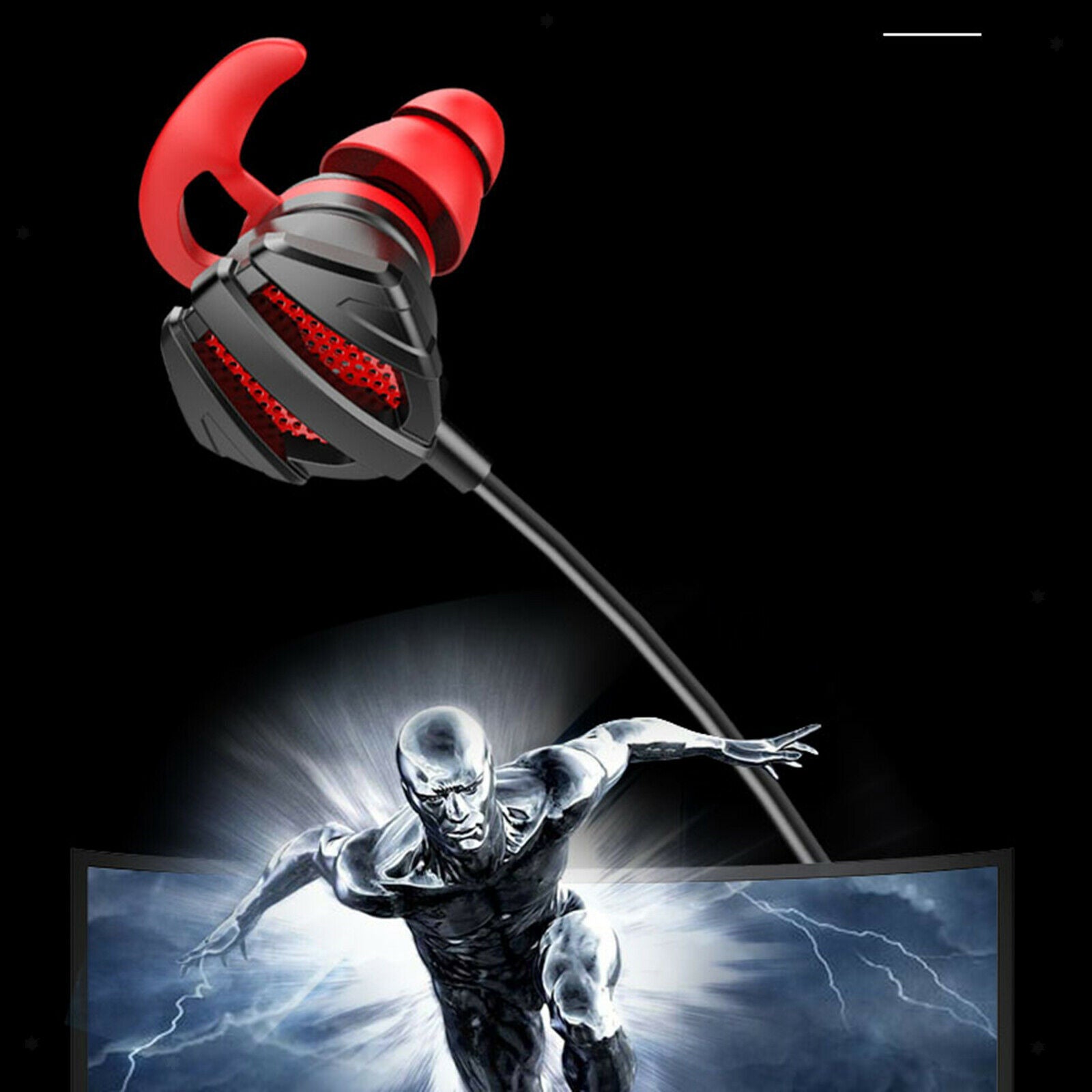 Neck-Mounted Stereo Bluetooth 5.1 Bluetooth Headphone Gaming for Gym Gamers