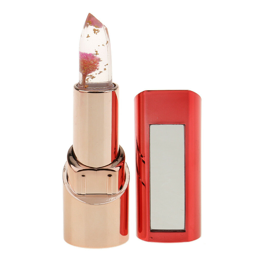 Clear Flower Inside Jelly Lip Stick Magic Color Temperature Change Lipstick