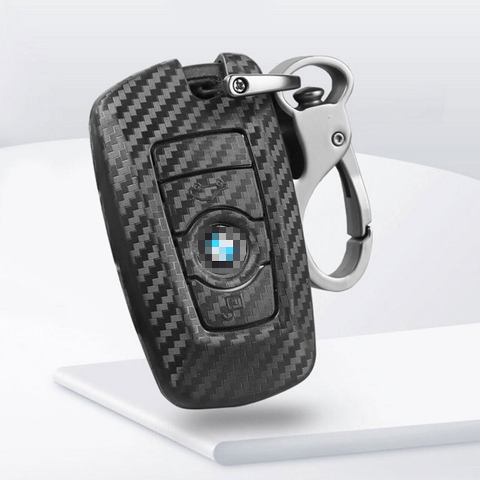 Car Carbon Fiber Remote Key Fob Case Cover Shell For BMW F10 F20 F30 F40