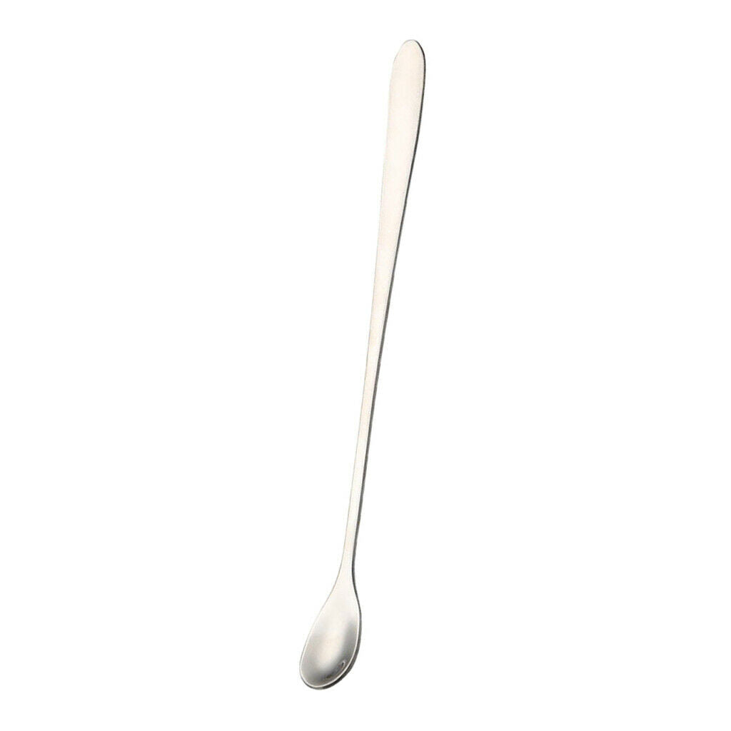 Stainless Steel Bar Cocktail Spoon Stirring Spoon Long Handle Coffee Spoon