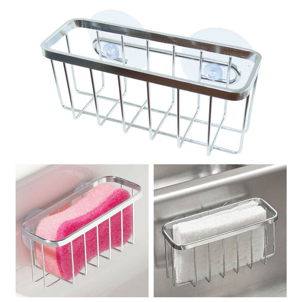 Multi-functional Kitchen Sponges Holder Sink Storage Space Drainer Rack