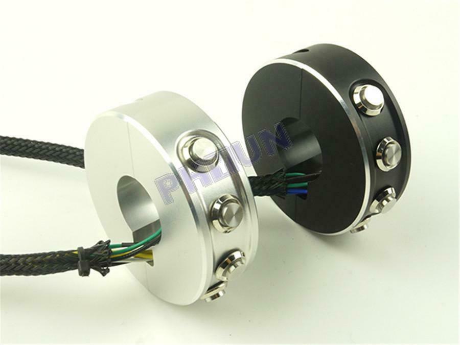 7/8'' Motorcycle Multifunction Handlebar Switches Self-locking & Reset Buttons