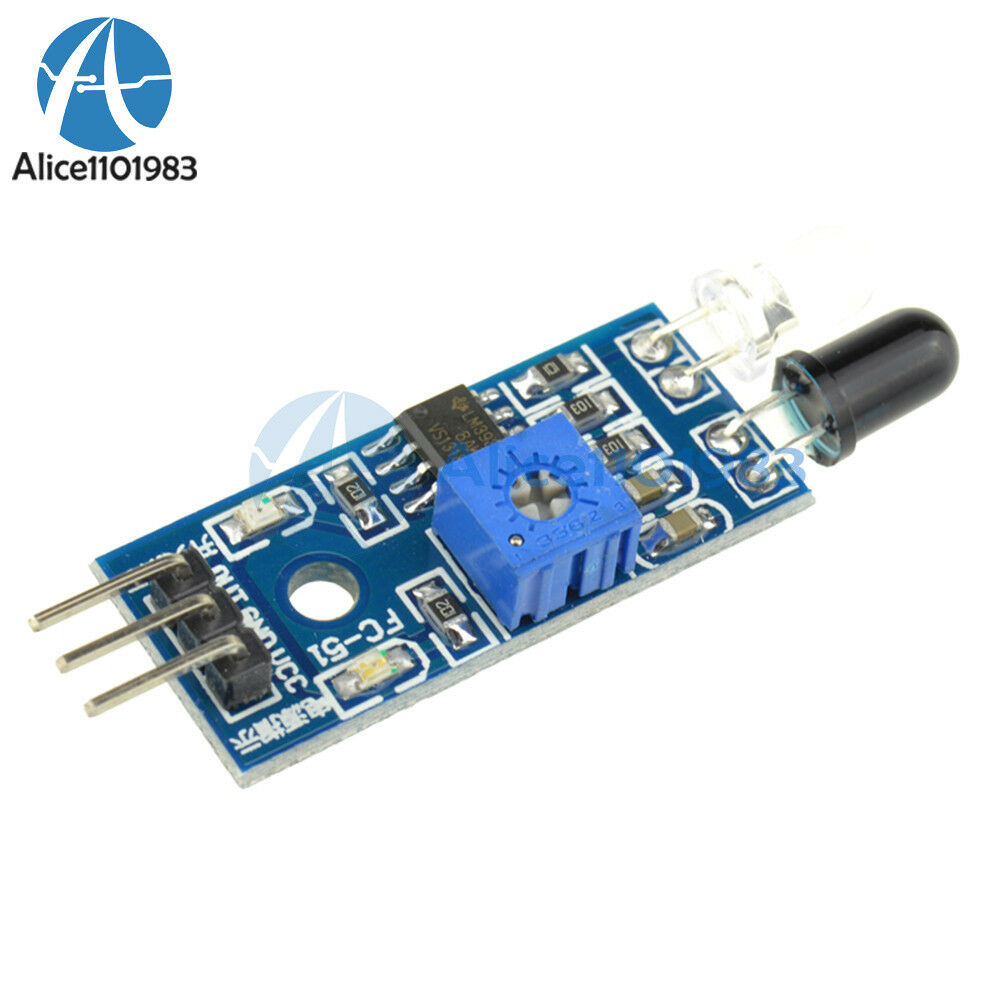 5pcs Car Obstacle avoidance Infrared Sensor module Reflective photoelectric