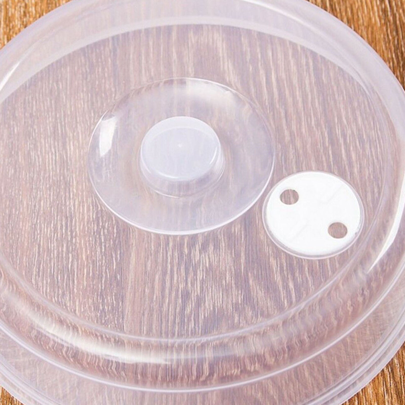 Microwave Covers Ventilated Food Plate Vented Splatter Guard Cover Transparent