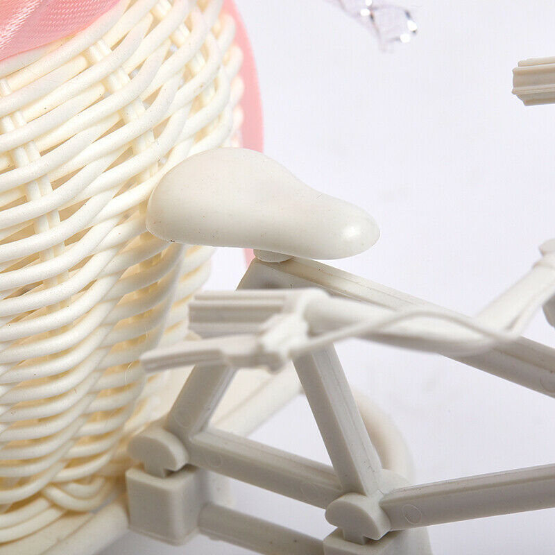 Bicycle shape Flower Basket Garden White Tricycle Bike Design Flower BasketFCA
