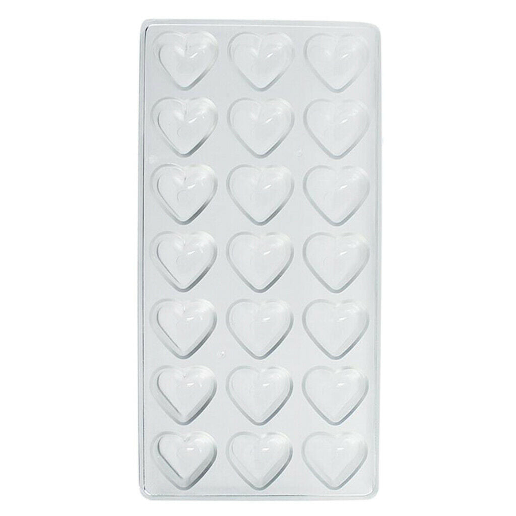 Chocolate Mold Fondant Cake Mould Tray Plastic Dessert Decorating Heart